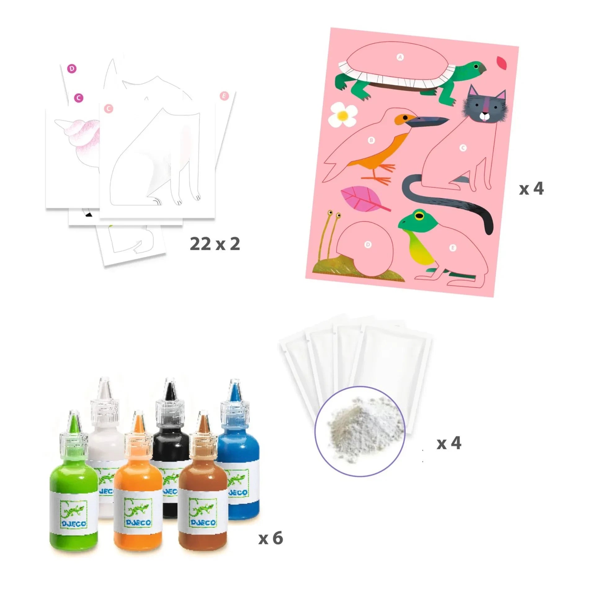 Djeco - Paper Marbling Activity Kit