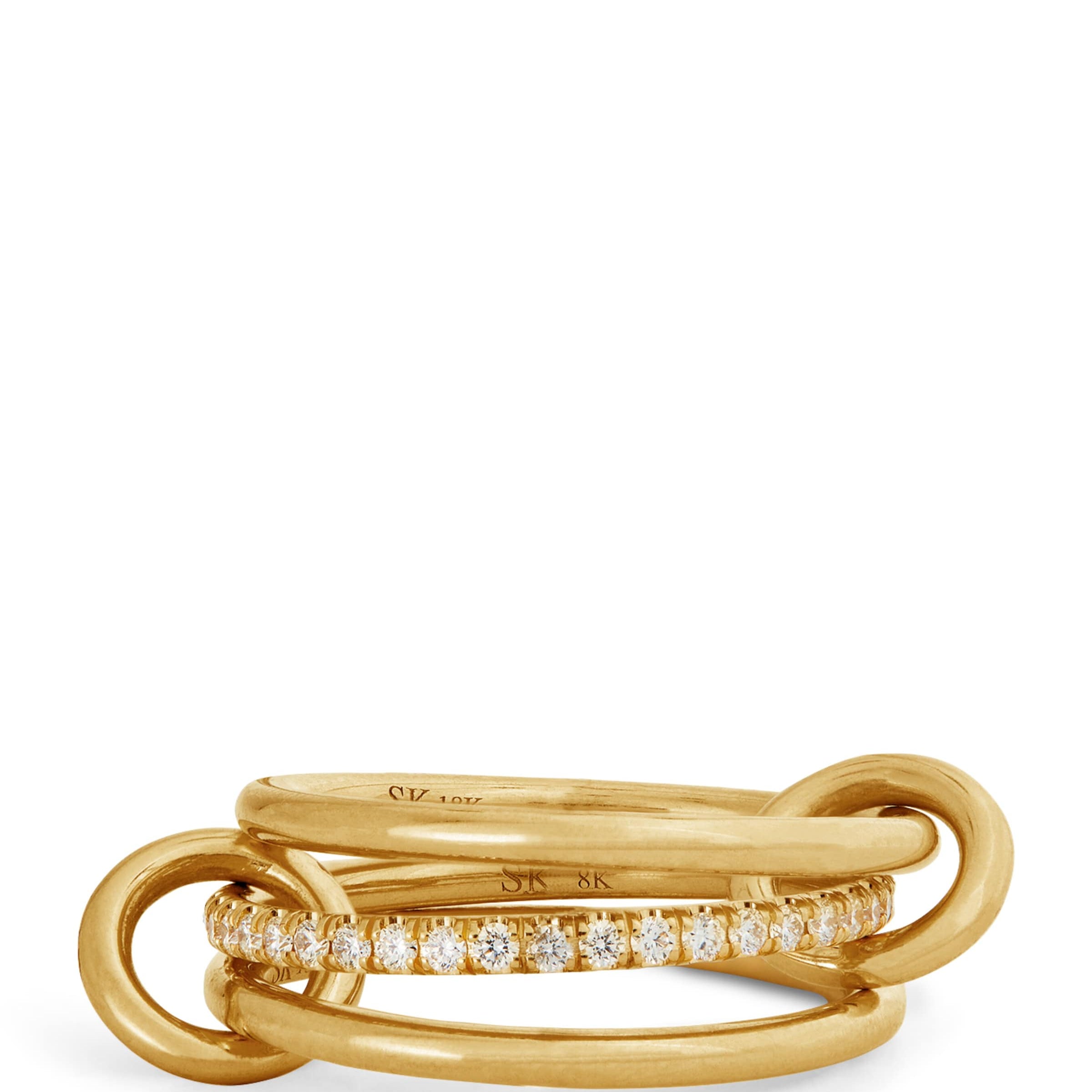 Yellow Gold and Diamond Sonny Ring