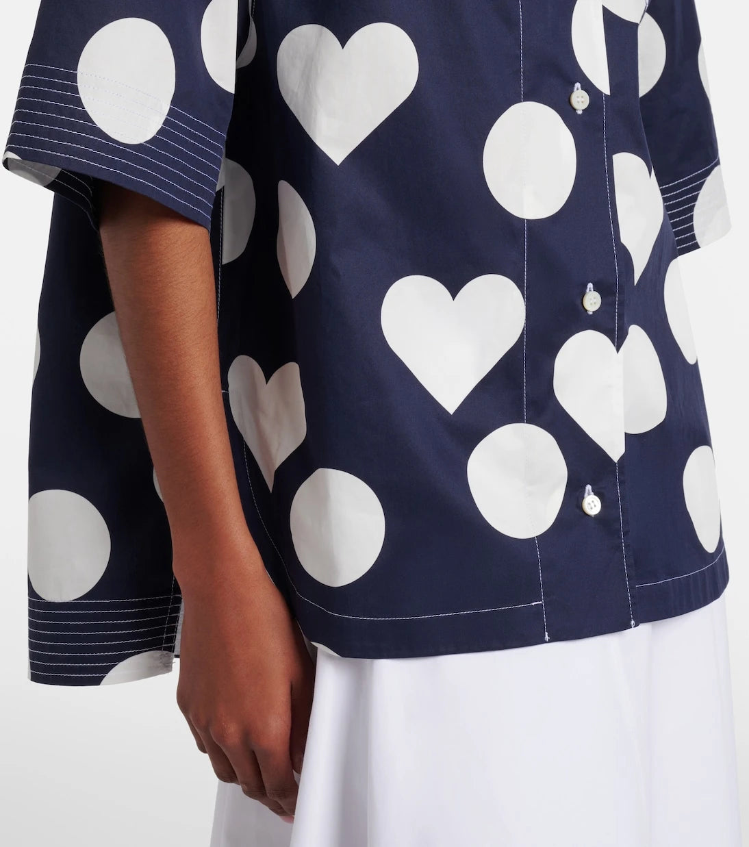 Jacquemus - Marin polka-dot cotton poplin shirt
