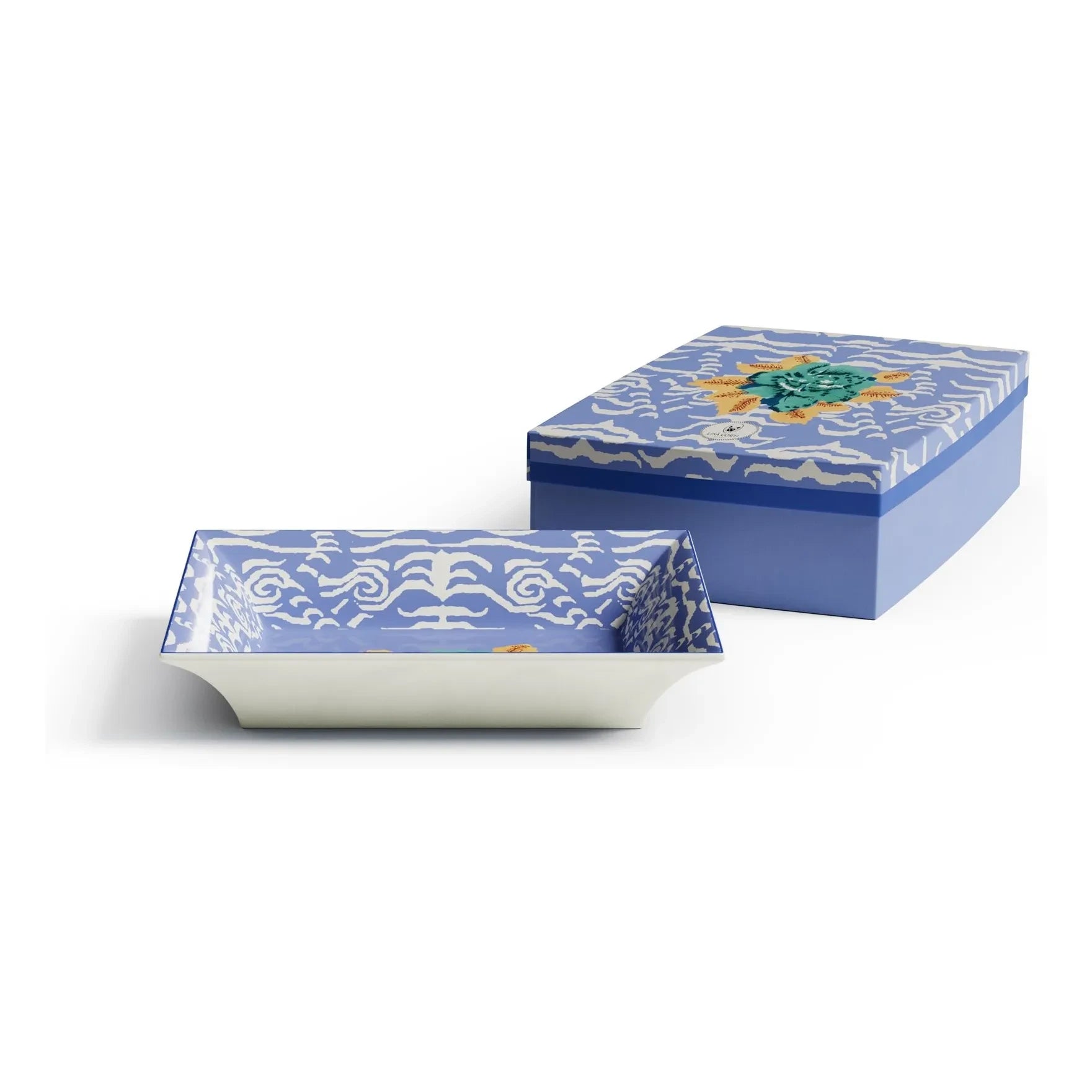 Lisa Corti - Indian Tiger storage bin | Mauve