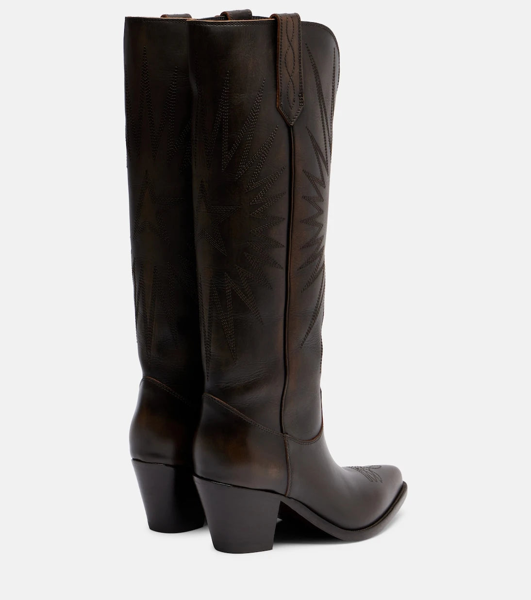 Golden Goose - Wish Star leather cowboy boots