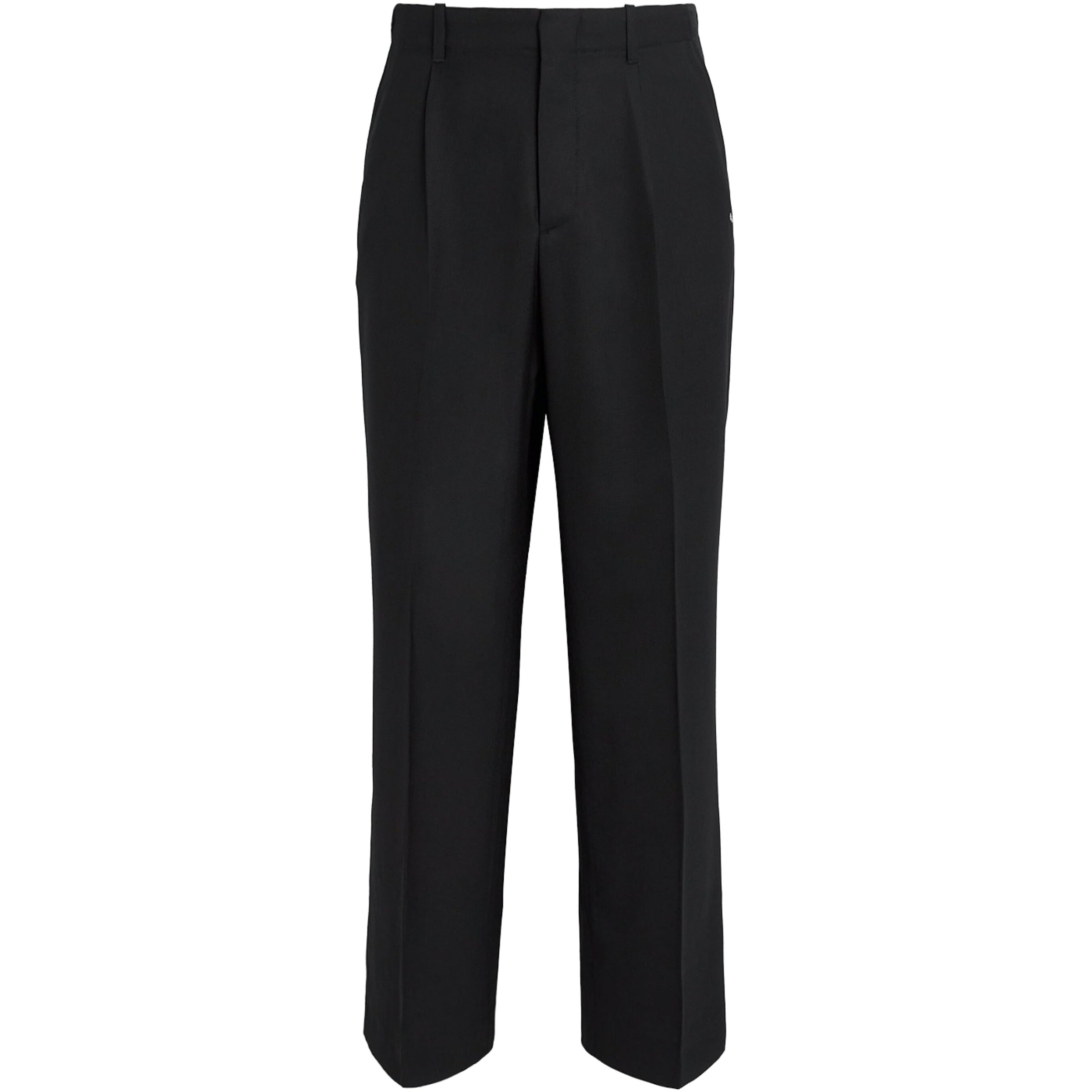 Our Legacy Black Wool Borrowed Chino Wide-Leg Trousers