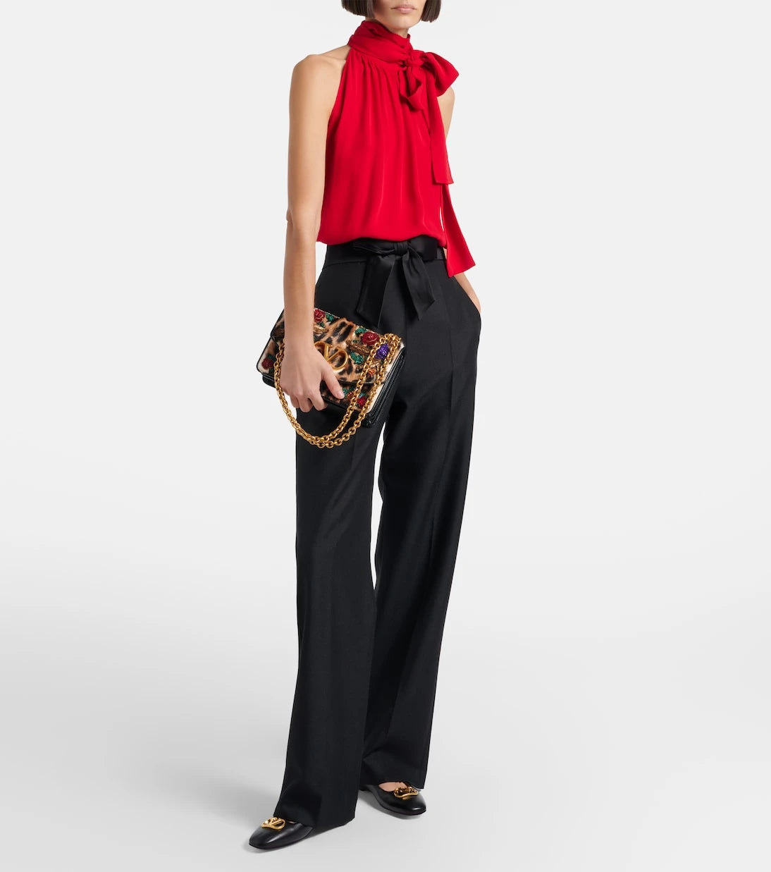 Valentino Garavani - VLogo leather ballet flats