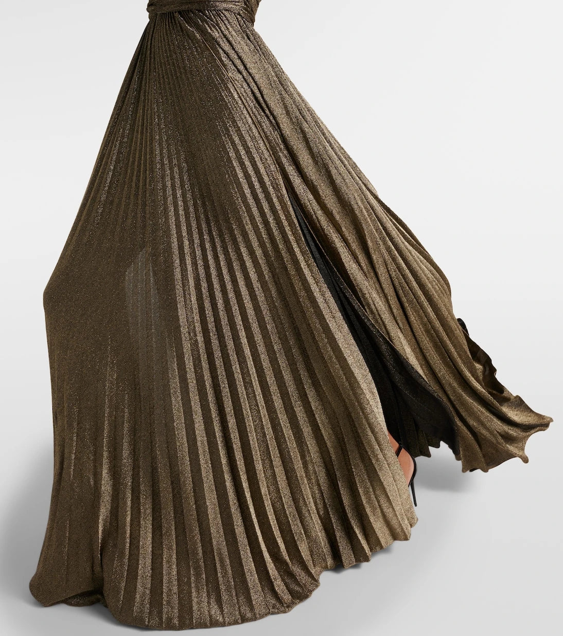 Dolce&Gabbana - Ruched metallic gown