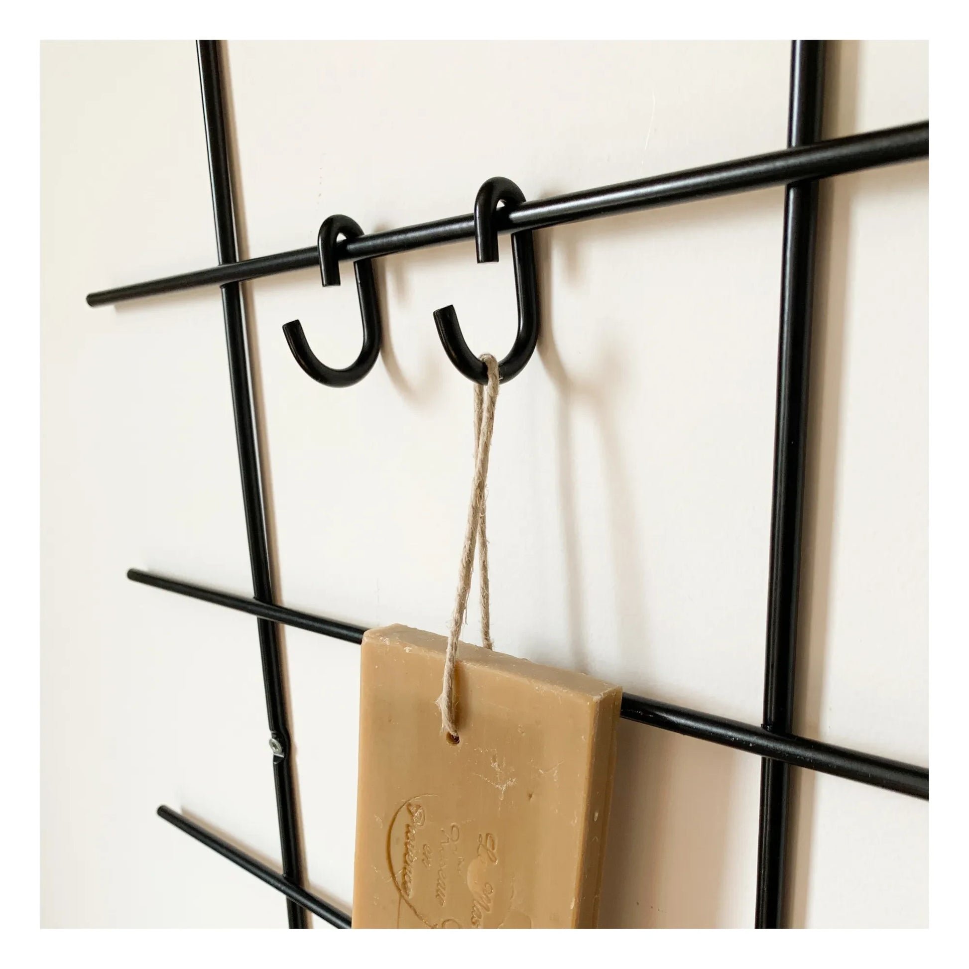 Gassien - Set of 3 Wall Hooks | Black