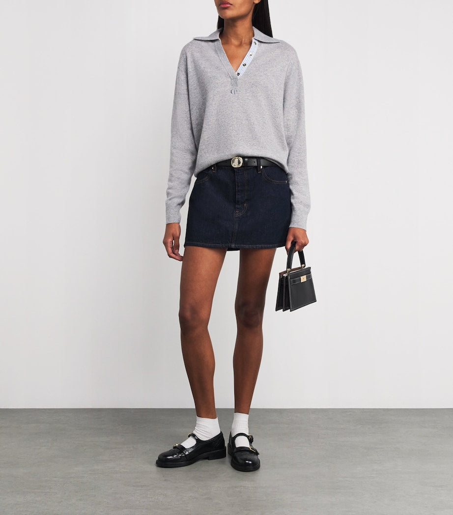 Claudie Pierlot Black Leather Belt