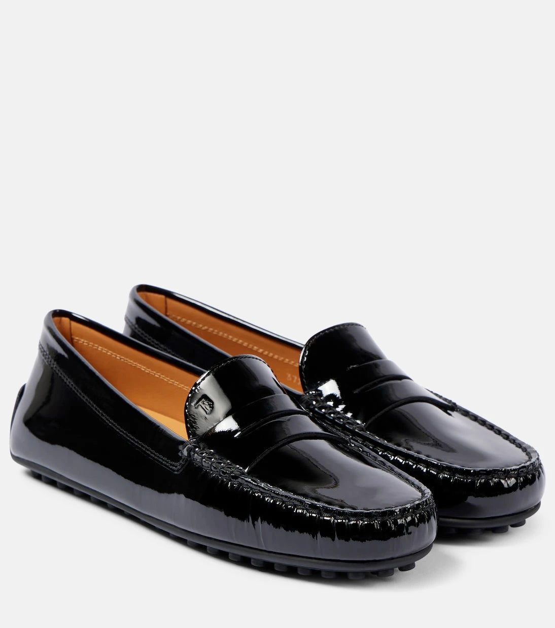 Tod's - City Gommino patent leather moccasins