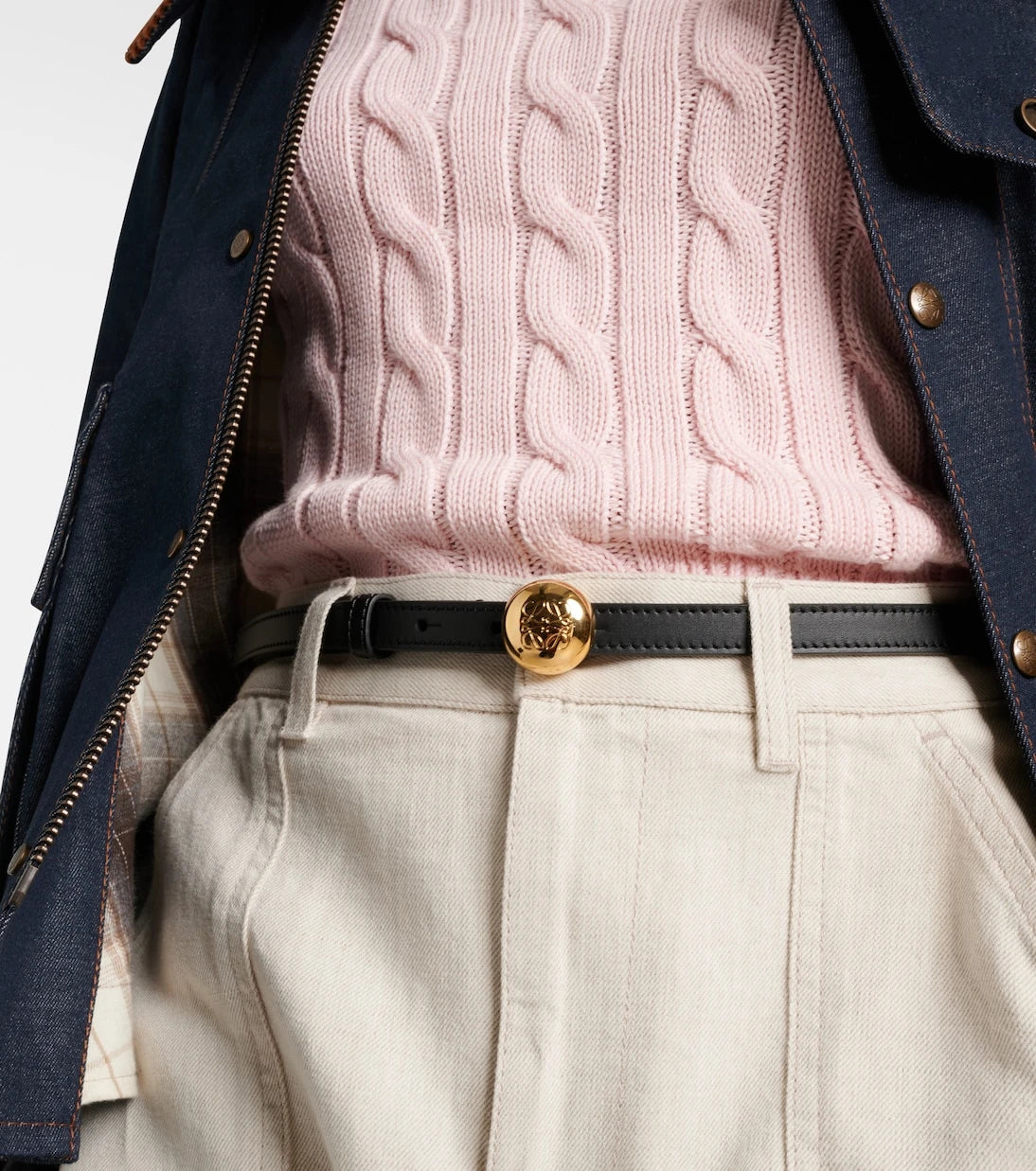 Loewe - Pebble leather belt