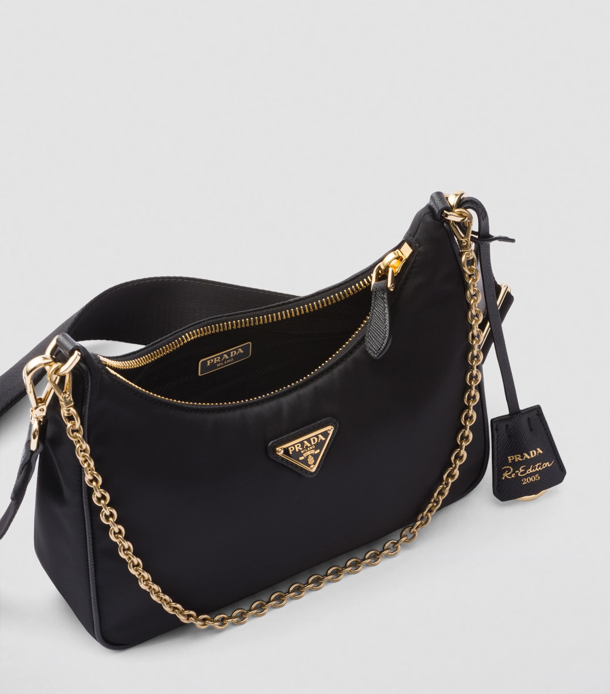 Prada Black Re-Nylon Re-Edition 2005 Shoulder Bag