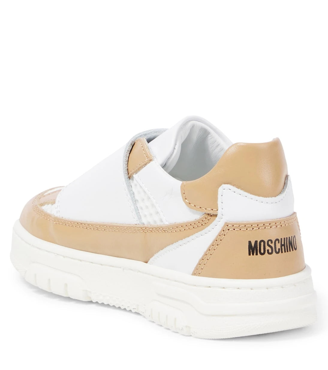 Moschino Kids - أحذية رياضية جلدية