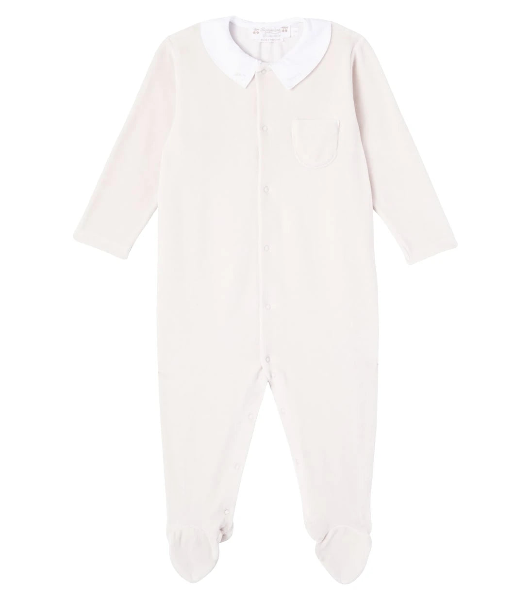 Bonpoint - Baby Tilouan cotton-blend velvet onesie