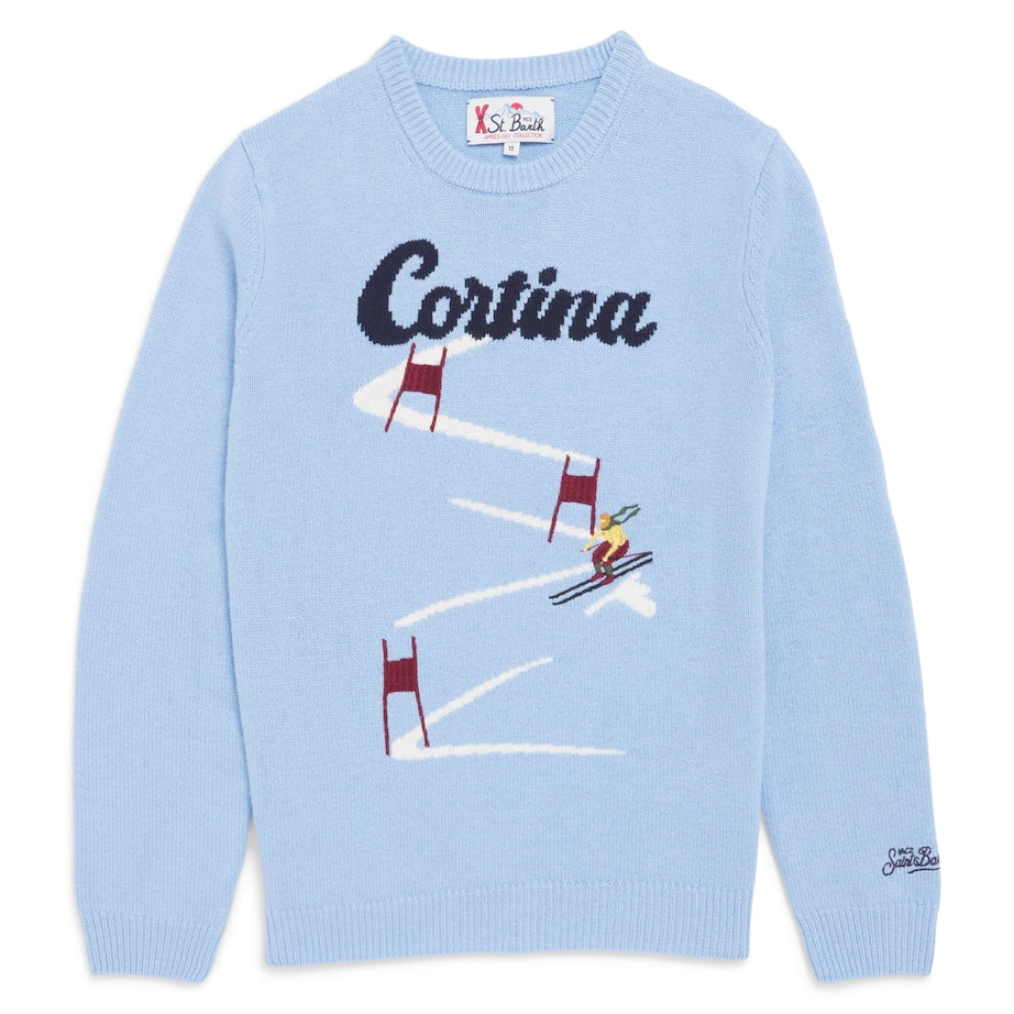 Mc2 Saint Barth Kids Wool-Blend Cortina Sweater (4-14 Years)
