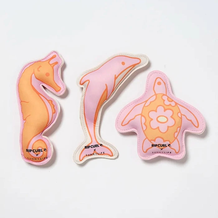 SunnyLife Ocean Magic Pink x Rip Curl Çocuk Yüzme Oyuncak Seti (3 Parça)