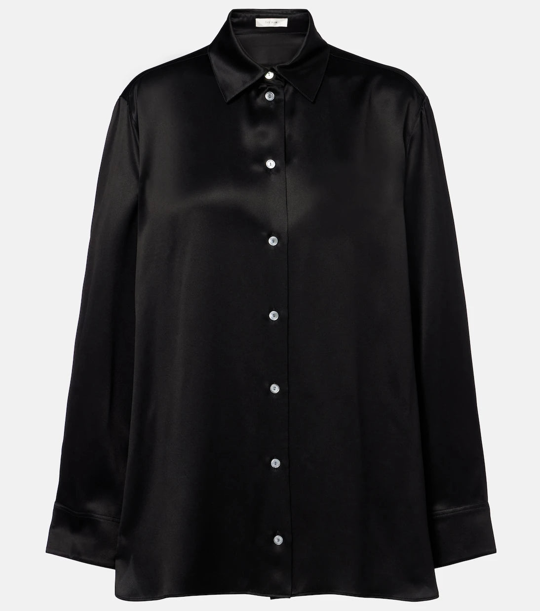 The Row - Sisilia oversized silk satin shirt