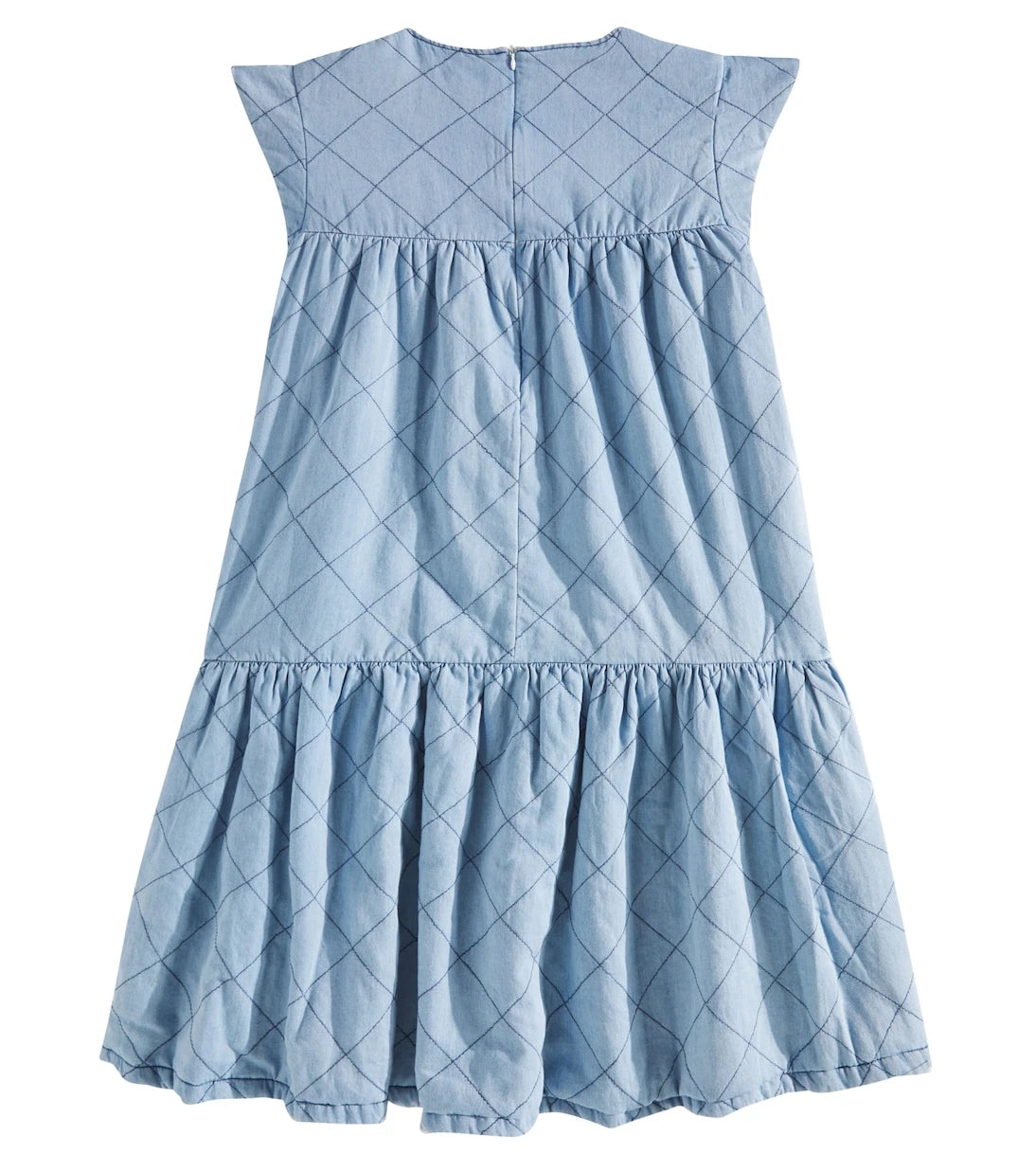 C'era Una Volta - Ambra tiered denim dress