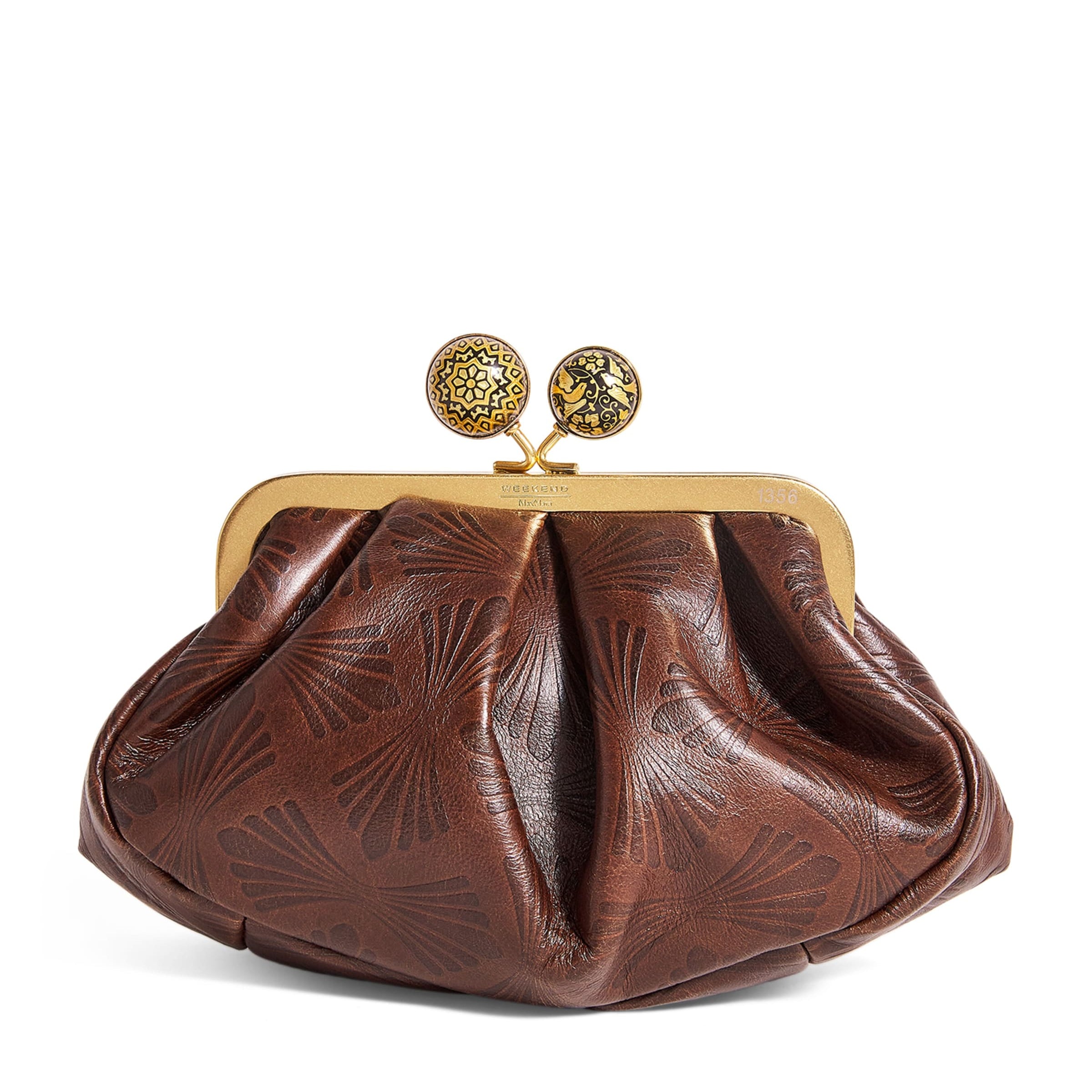 Leather Spanish Heritage Pasticcino Clutch Bag