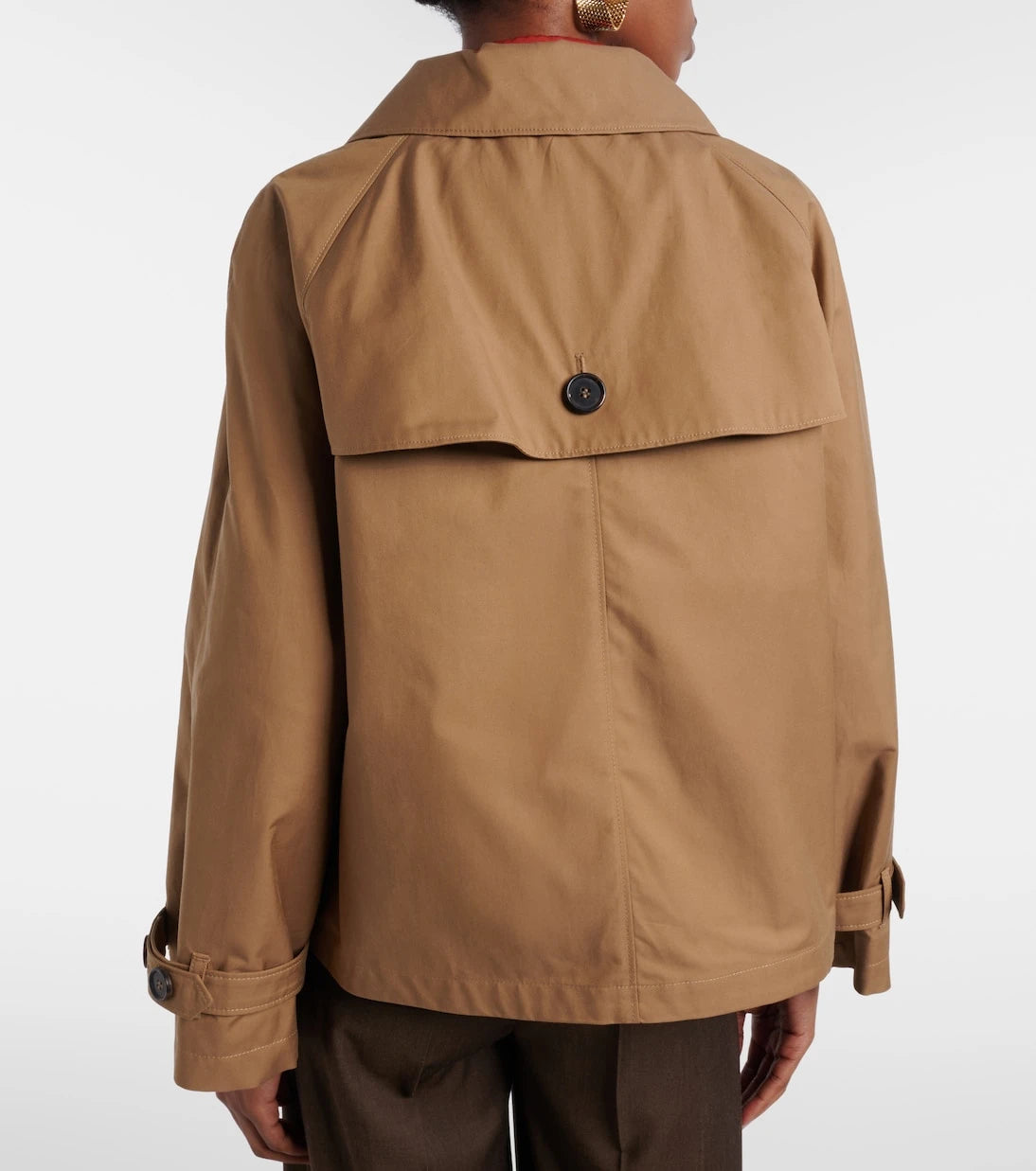 Max Mara - جاكيت Tesoro من نسيج التويل القطني المخلوط The Cube
