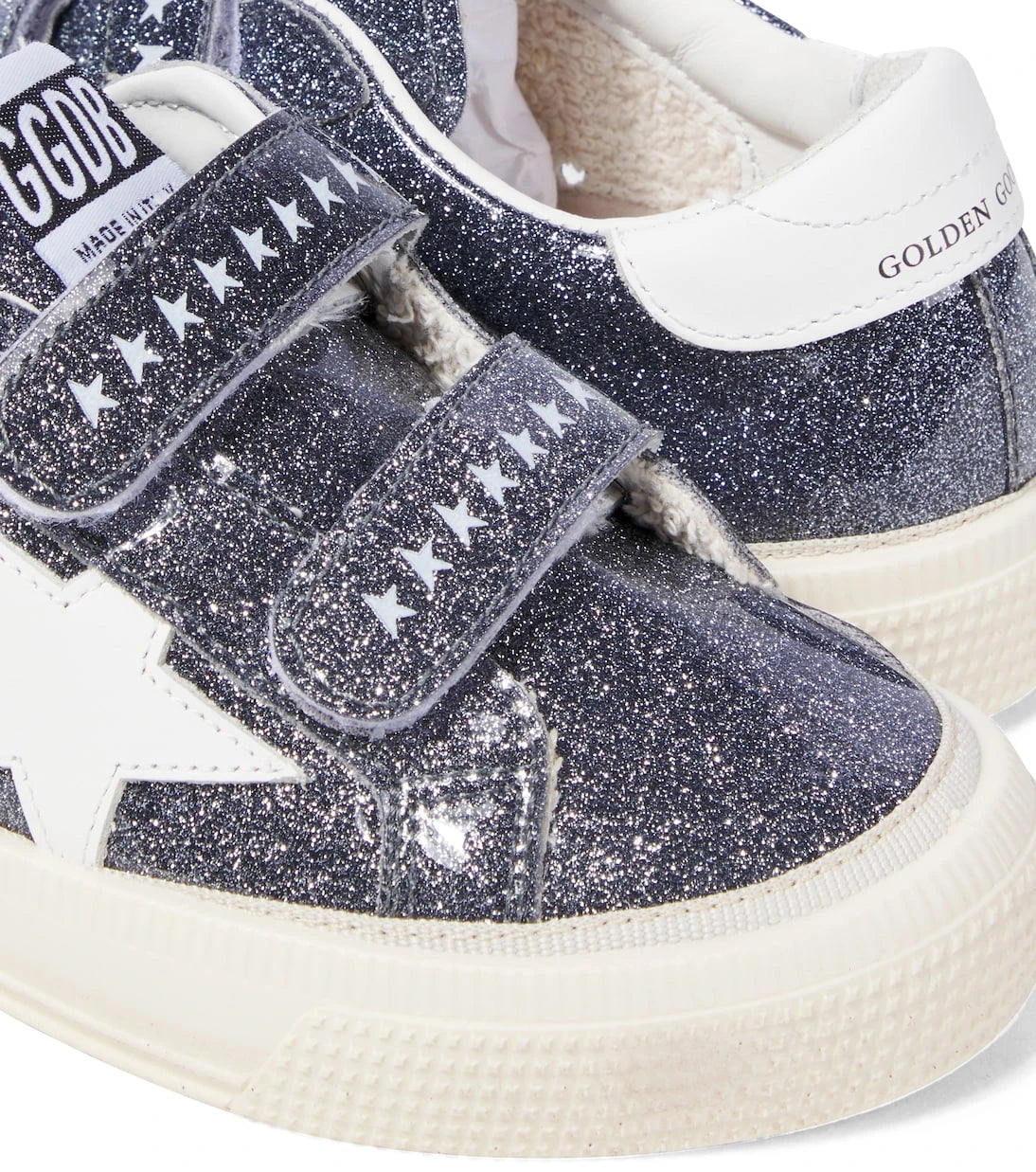 Golden Goose Kids - May School glitter sneakers