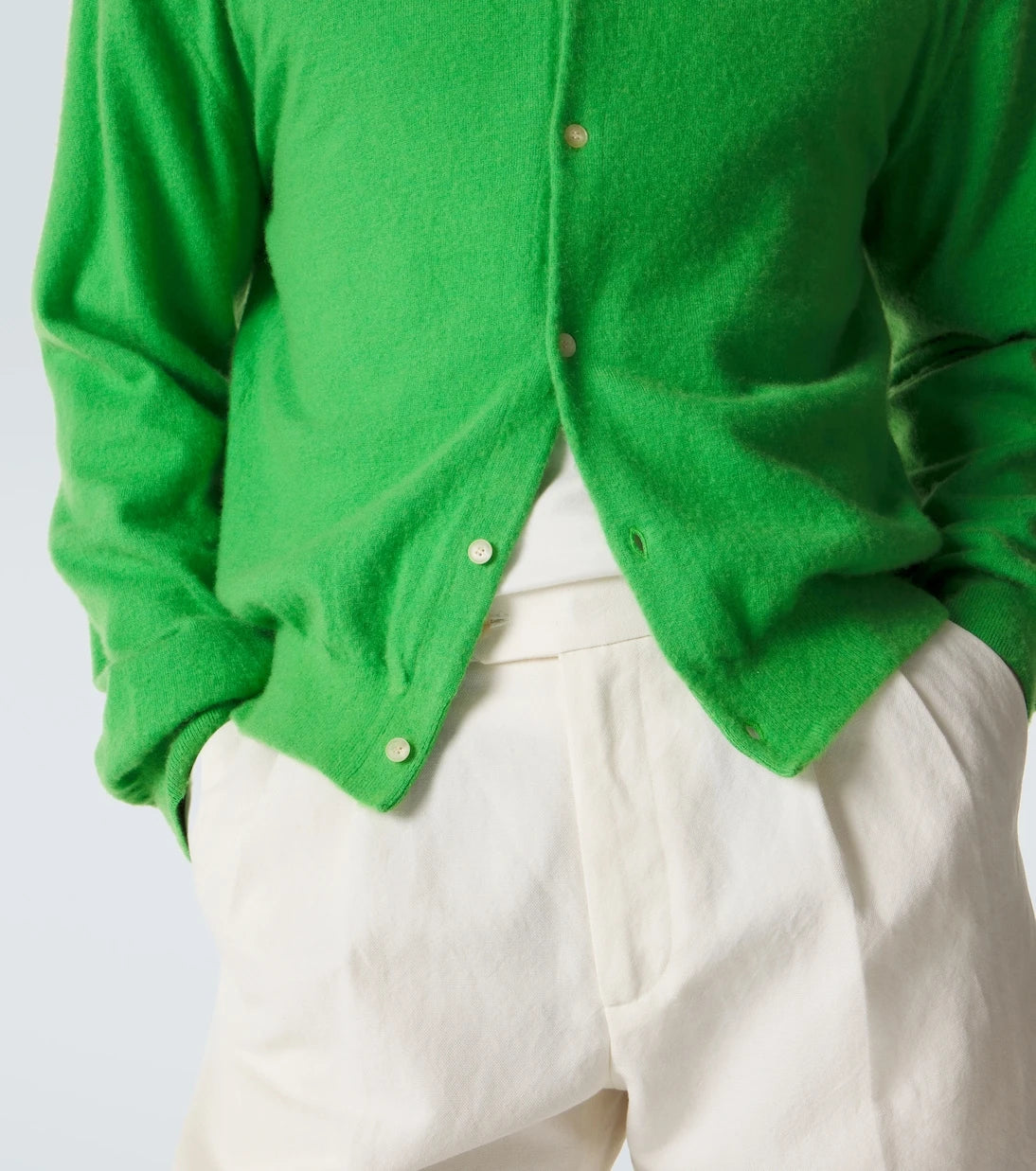 Auralee - Cashmere and cotton cardigan
