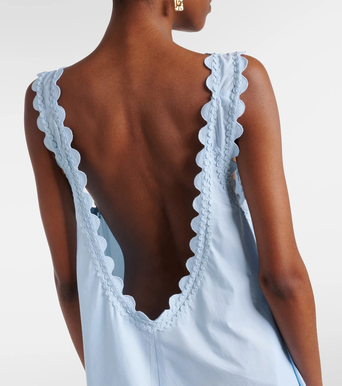 Juliet Dunn - Embroidered cotton minidress