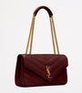 Saint Laurent Burgundy Medium Loulou Shoulder Bag