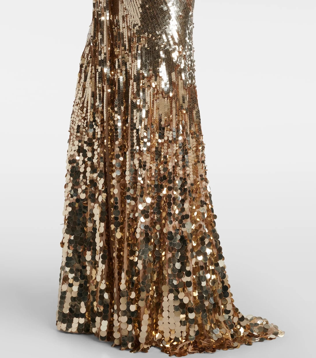 Jenny Packham - Mars gathered sequined gown