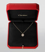 Mixed Gold and Diamond Trinity Necklace (40-44cm)