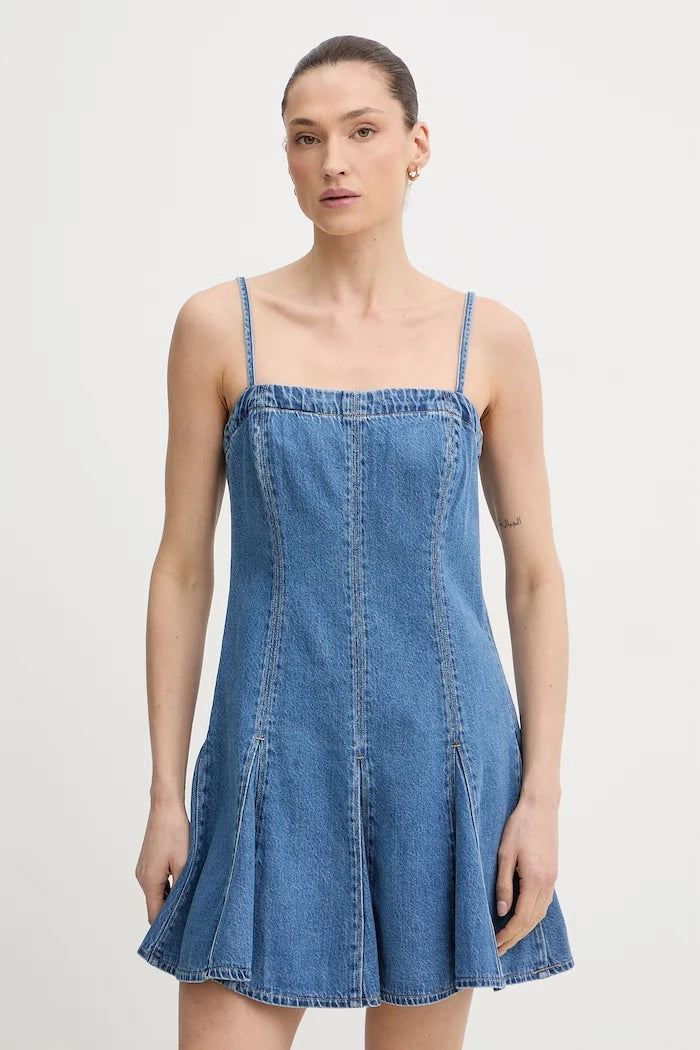 Levi's лятна дънкова рокля DENIM GODET