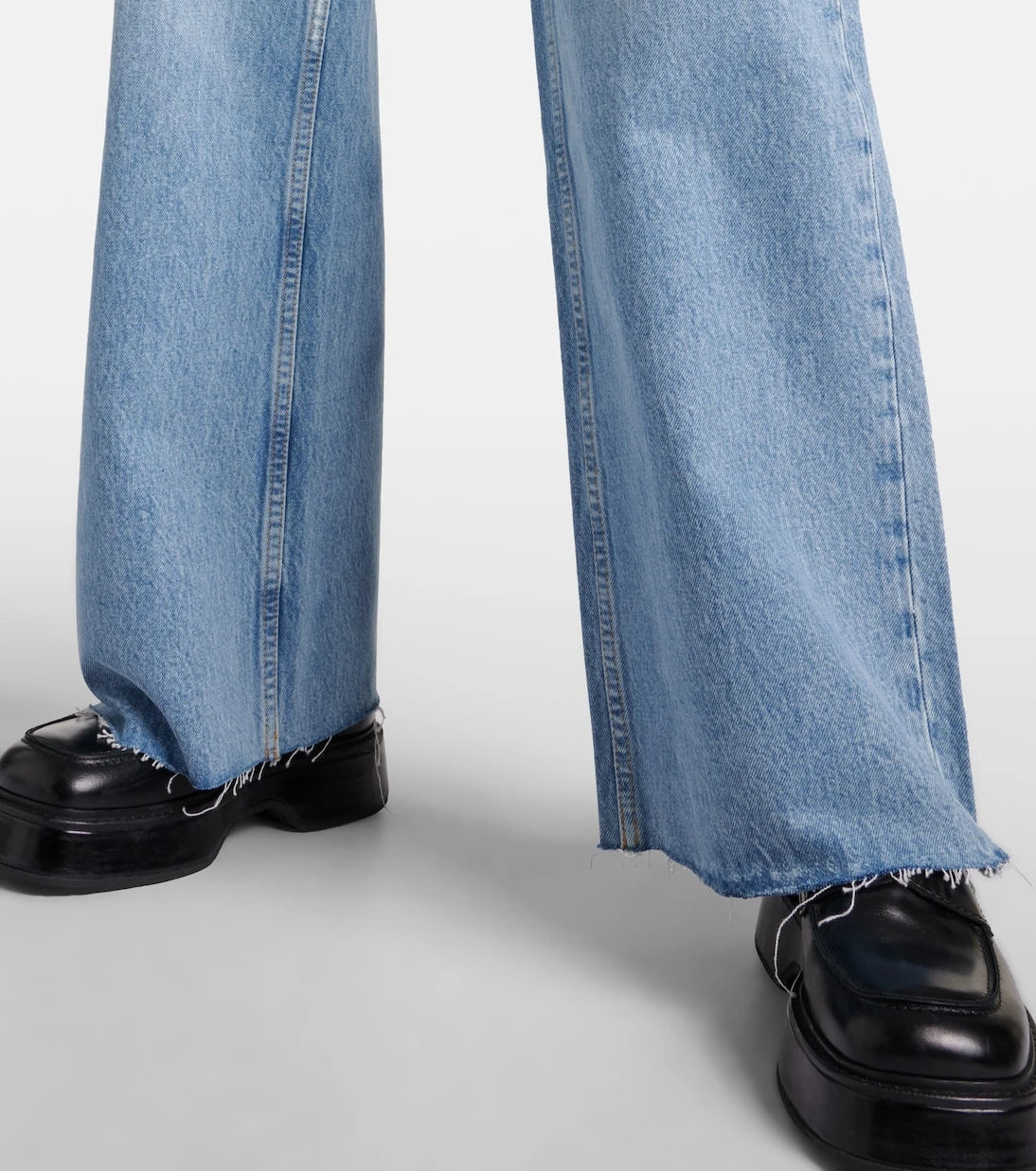 Re/Done - High-rise wide-leg jeans