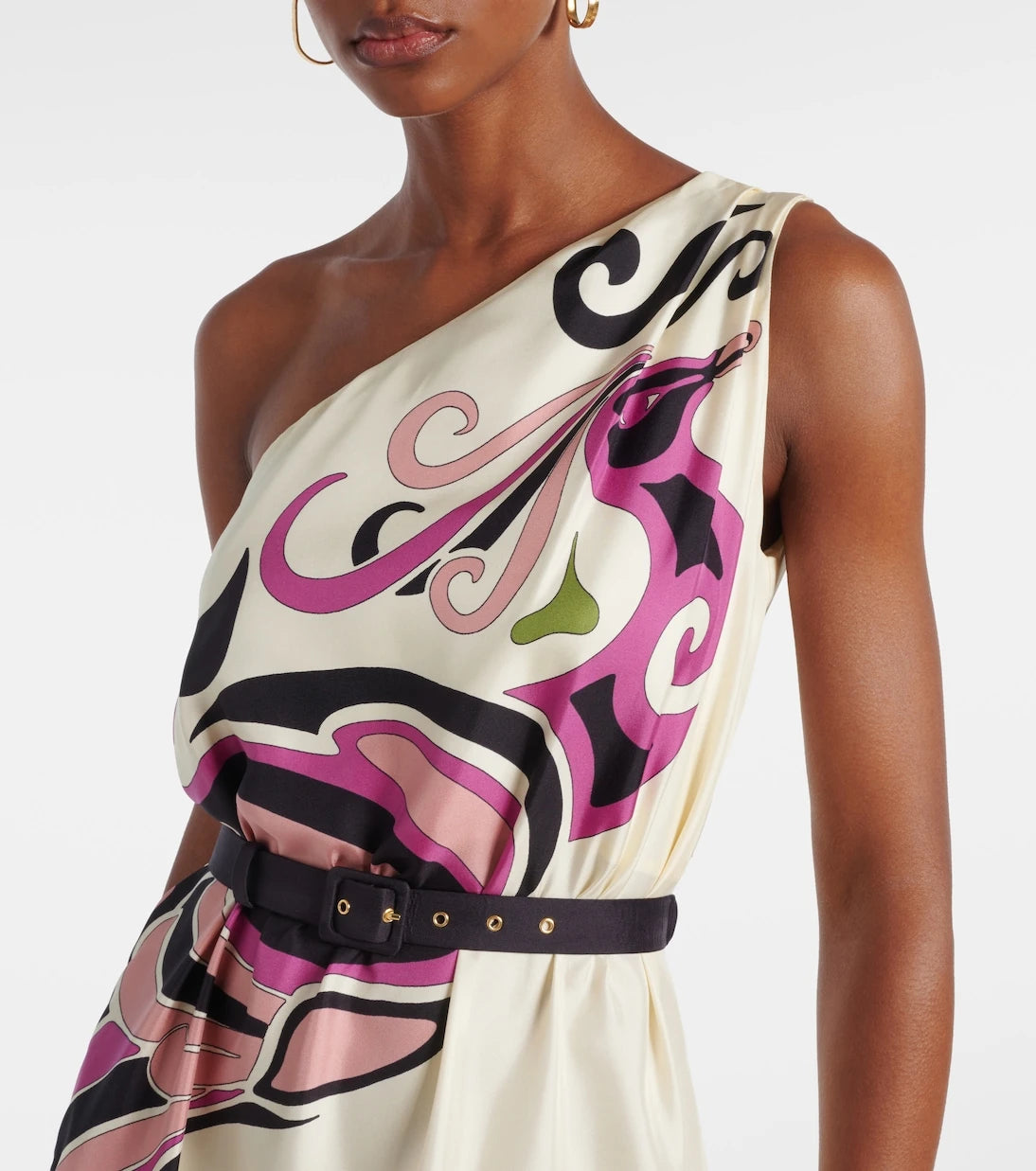 La DoubleJ - Roy printed silk twill maxi dress