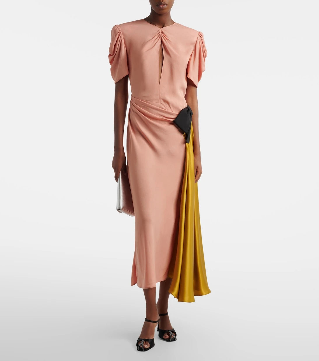 Herbert Levine - Hidden Gem embellished satin mules