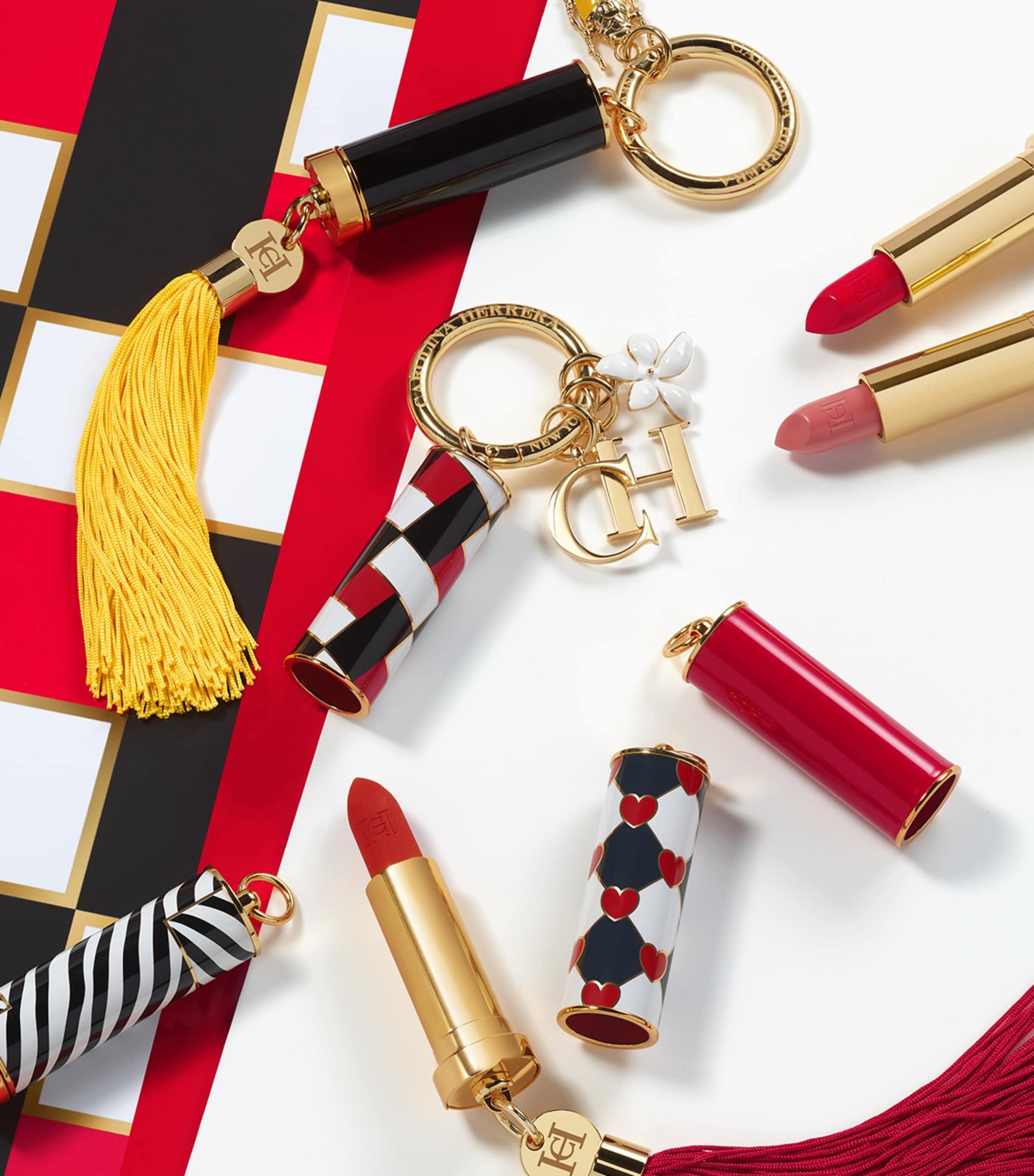 Carolina Herrera Herrera Art Deco Print Lipstick Cap