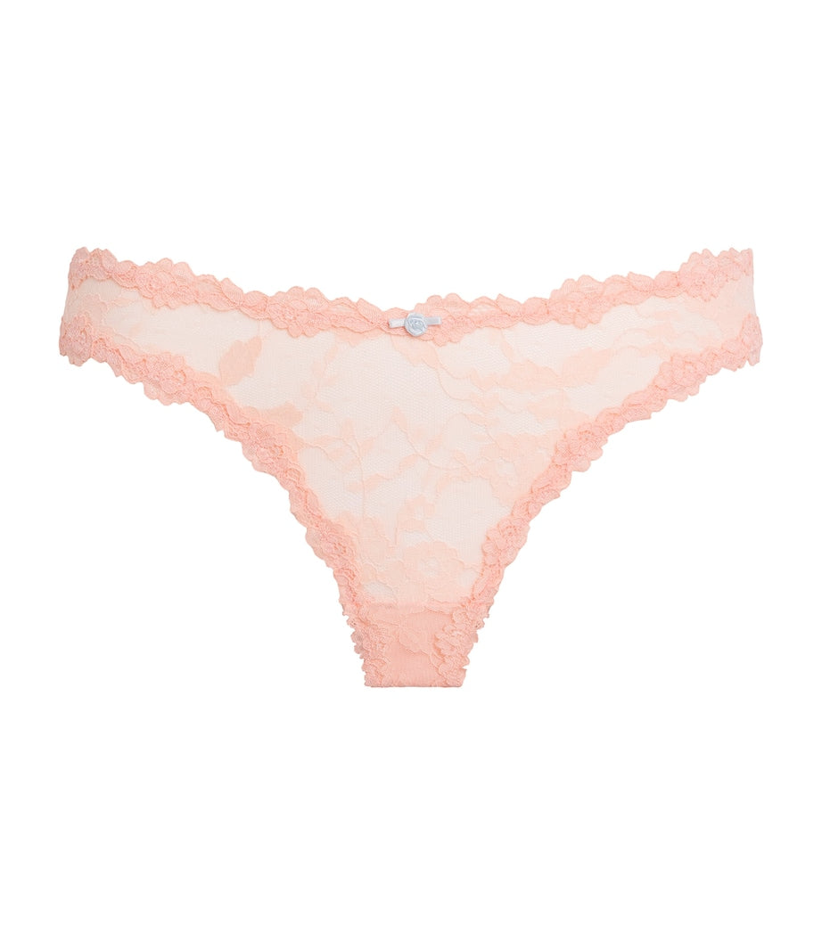 Lace Dipped Thong PRIMROSE