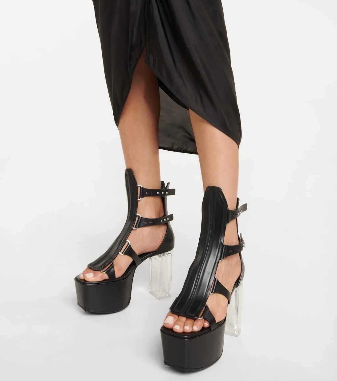 Rick Owens - Leather platform sandals