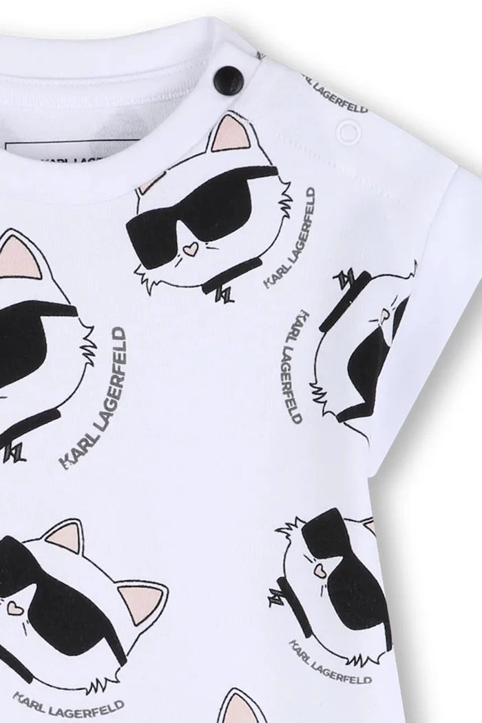 Karl Lagerfeld Bebek Pamuk Elbise