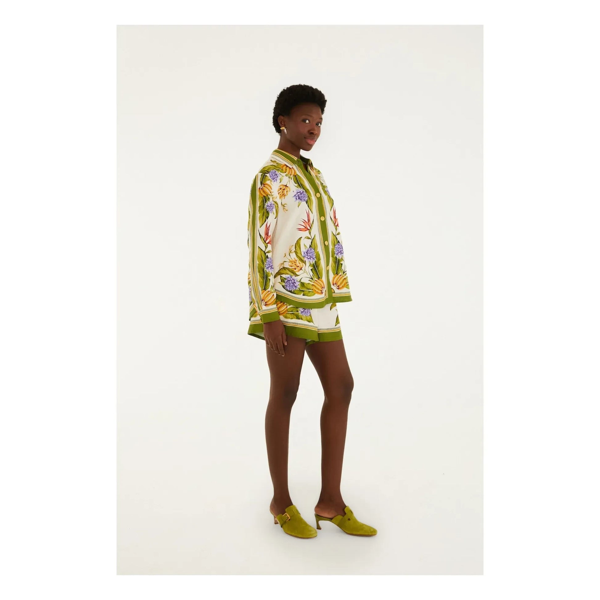 Farm Rio - Tropical shorts  | Sand