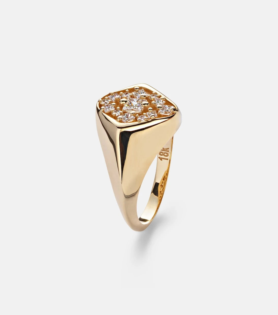 Suzanne Kalan - La Fantaisie 18kt gold ring with diamonds