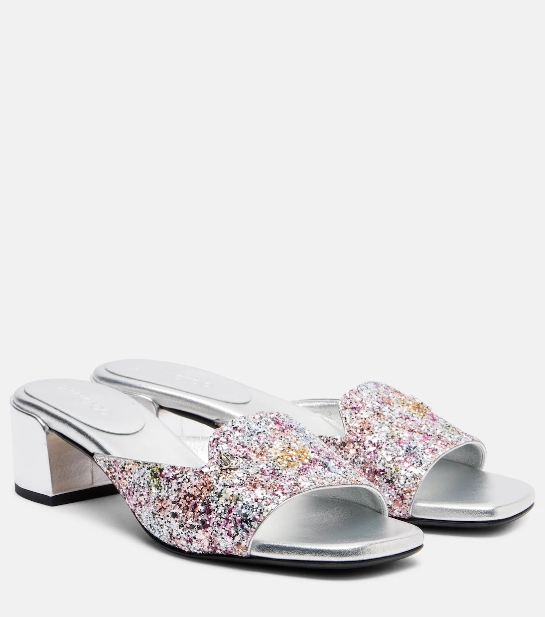 Jimmy Choo - Dina 45 glitter mules