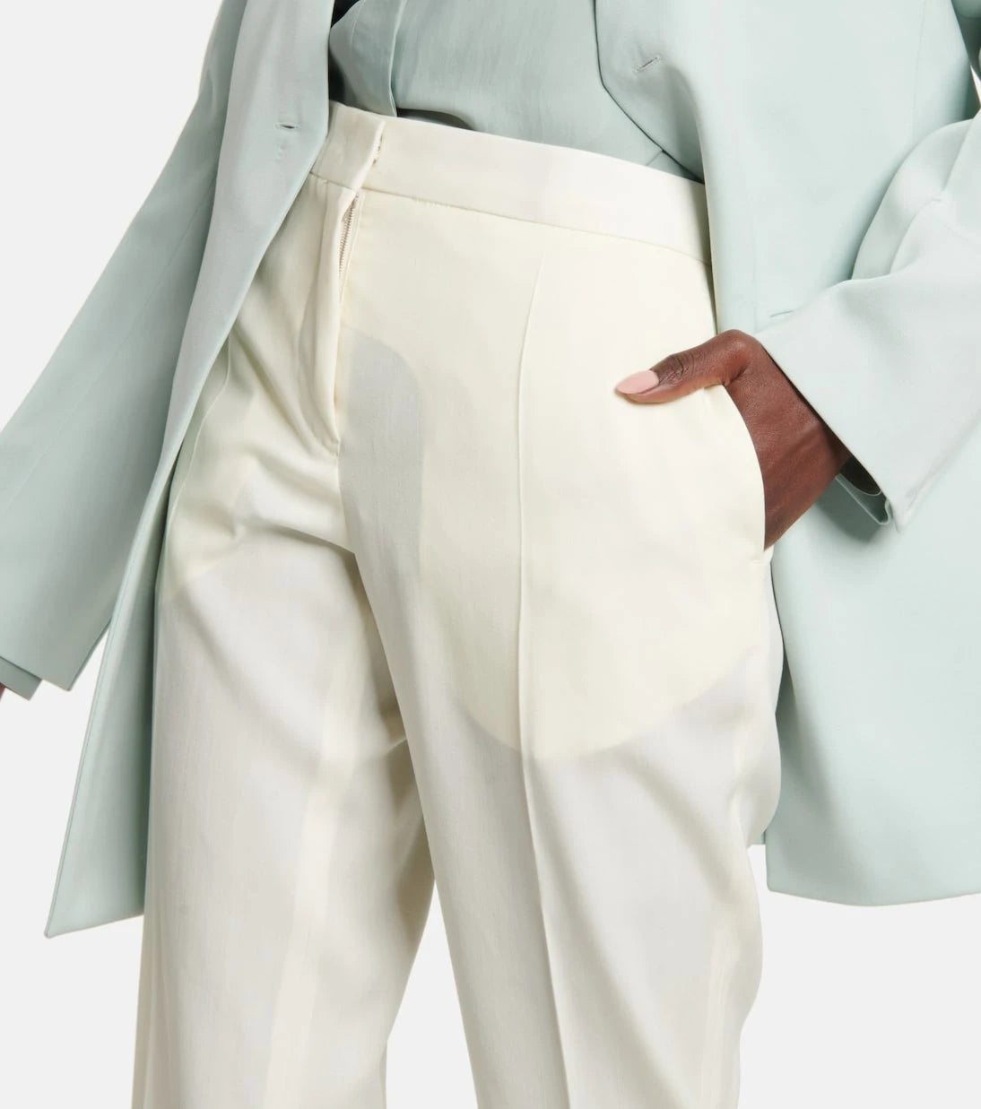 Jil Sander - Düz kesim yün pantolon