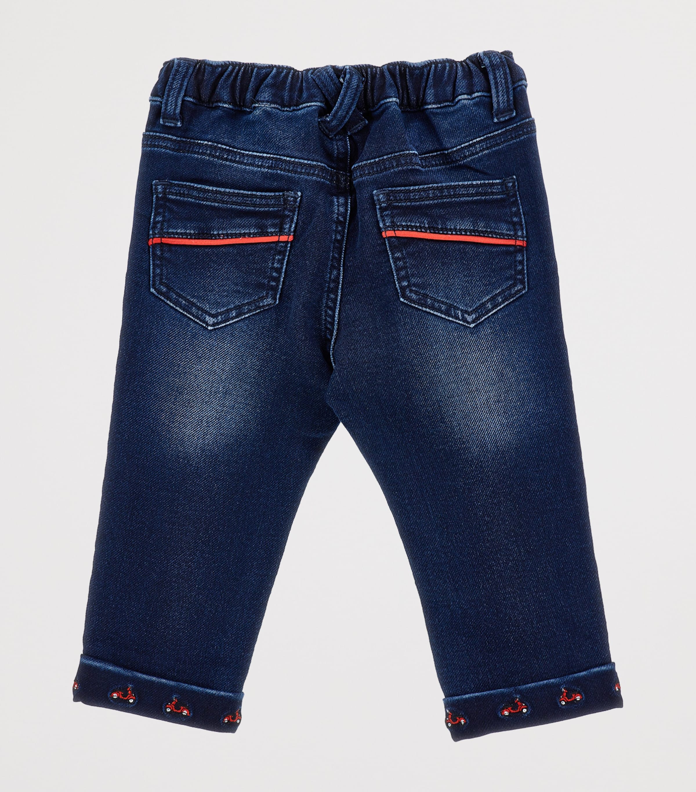 Moped-Embroidered Jeans (6-24 Months)