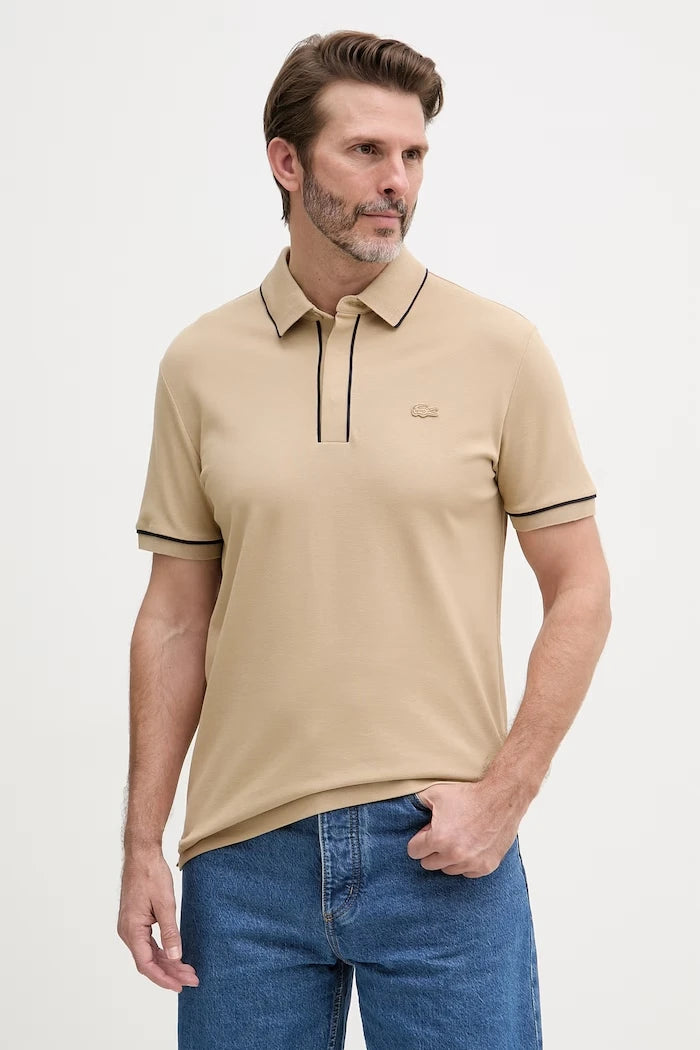 Lacoste erkek pamuk elastan yakalı tişört