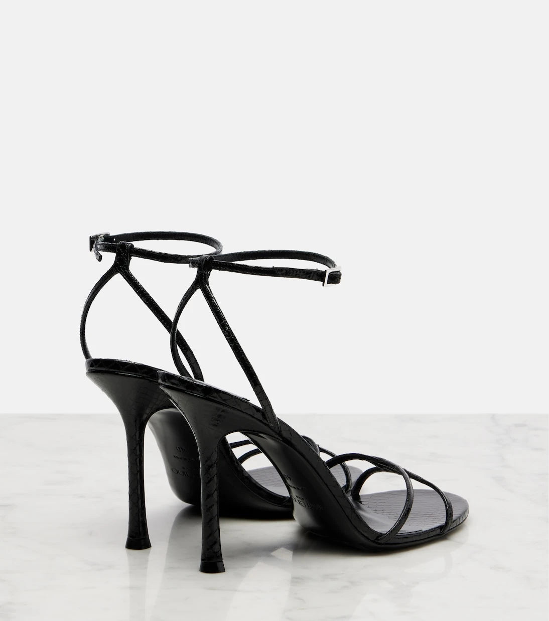 Jimmy Choo - Leo 100 leather sandals