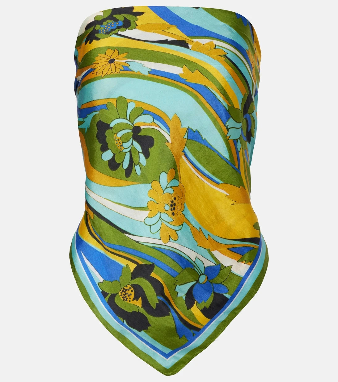 Christopher Esber - Floral silk scarf