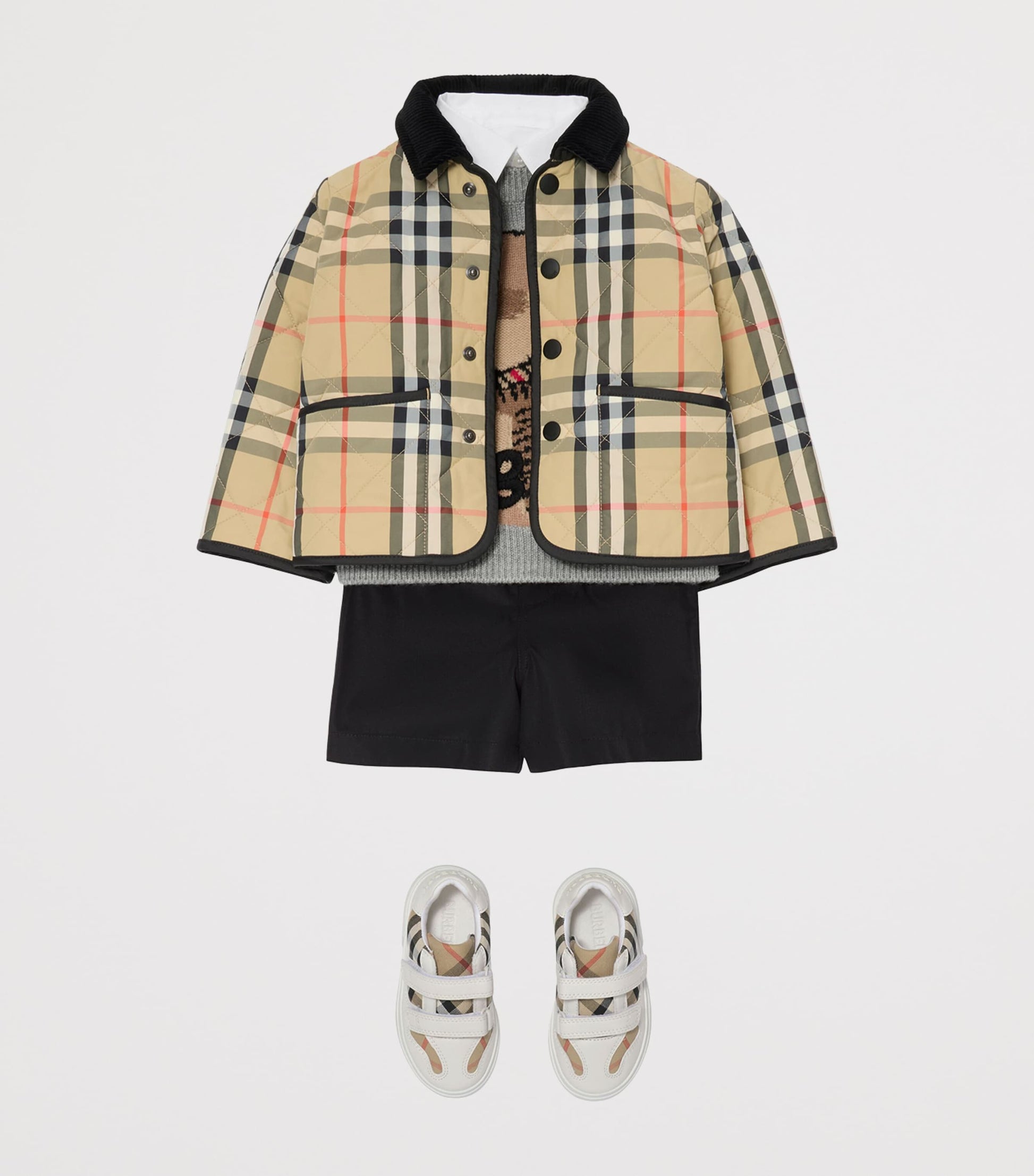 Burberry Kids Quilted Check Jacket (6-24 Months)