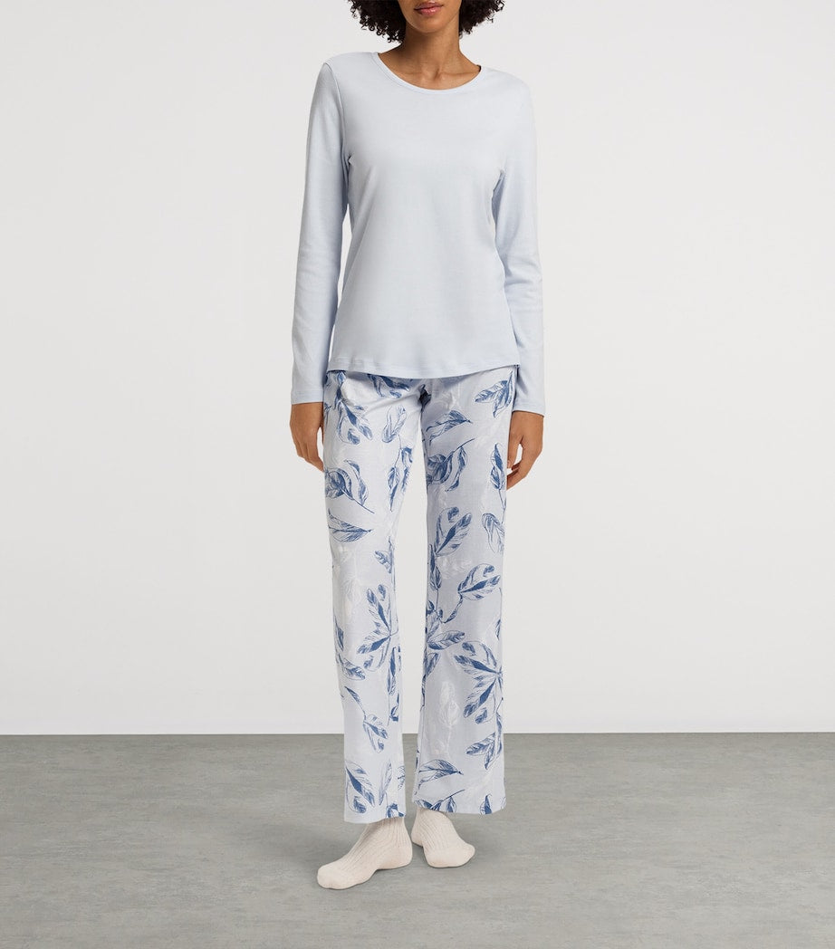 Hanro Multi Cotton Garden Print Pyjama Trousers