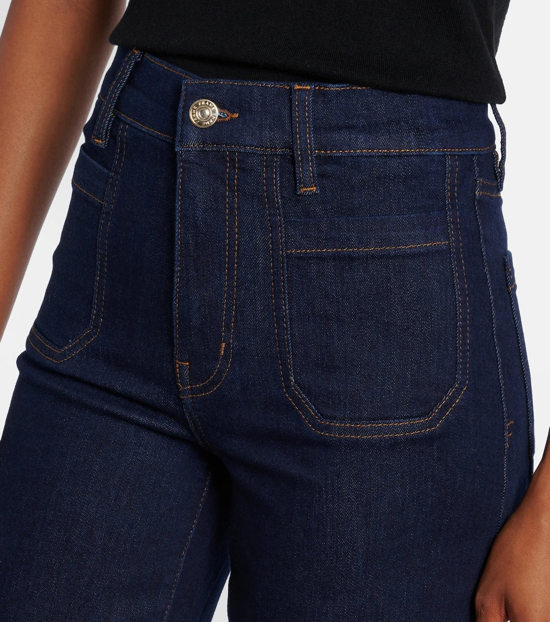 Frame - Le Slim Palazzo wide-leg jeans