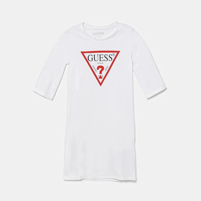 Детска памучна рокля Guess