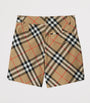 Burberry Kids Cotton Poplin Check Shorts (3-12 Years)