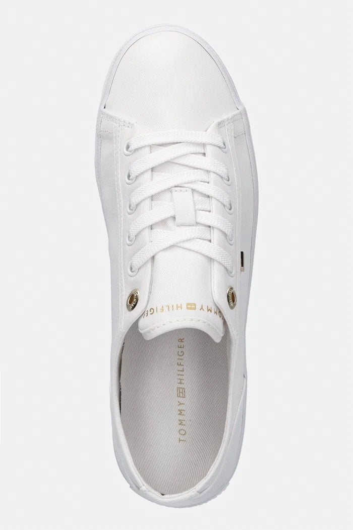 Tommy Hilfiger TH FOXING SNEAKER CANVAS Kadın Düşük Kesim Sneaker