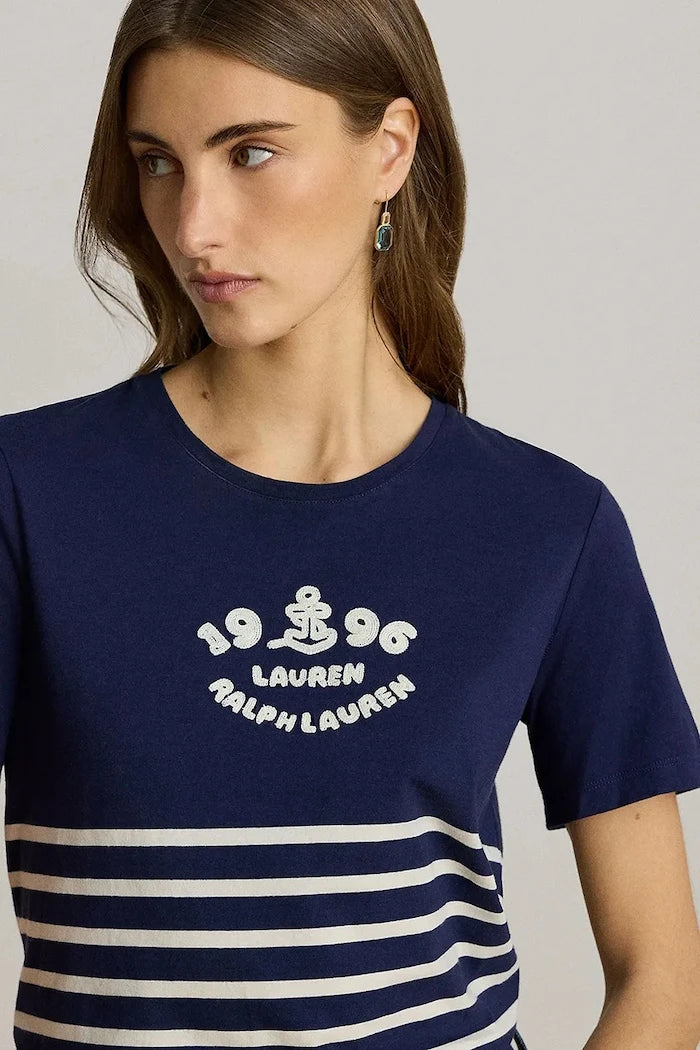 Lauren Ralph Lauren тениска дамска от памук